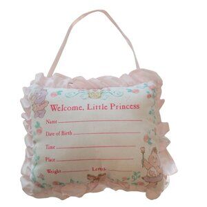 Care Bears Baby Welcome Little Princess Pillow Announcement